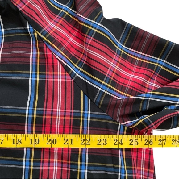 NWT Draper James RSVP Plaid Tiered Bow Back Dress XXL - Picture 10 of 10